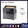 ALLPOWERS Centrale elettrica portatile 300 W (pico 500 W), alimentatore a batteria di backup da 288 Wh con prese CA 110 V / 220 V a onda sinusoidale pura