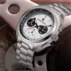 PAGANI DESIGN 2025 Nuovo Panda Dial Orologi da uomo Orologio al quarzo di lusso per uomo Giappone VK63 Cronografo sportivo Orologio da polso in vetro zaffiro - Steel Black