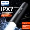 Philips SFL2202 nuova torcia LED compatta e portatile per campeggio Autodifesa