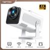 TOPTRO Mini Proiettore Portatile 4K Supporto 20000 Lumen Full HD 1080P Nativo 270 ° Proiettore rotante Proiettore Home Theater - White