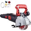 SucceBuy Max 4800W Parete Chaser Taglierina per calcestruzzo Laser elettrico Puntatura Scanalatura Scanalatura 125mm Sega circolare Utensile da taglio