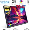 ZSUS Monitor portatile da 10.5 pollici 1280P 100% sRGB 15:10 luce blu bassa per XBox PS4 / 5 Switch cellulare PC estensione Loptop