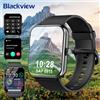 Blackview Smart Watch 1.85" Full Touch HD Chiamate Bluetooth Smartwatch 100+ Orologio sportivo per il monitoraggio dell'activité con assistente vocale - Black