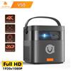 Vevshao V50 Mini proiettore portatile 3D 4K HD LED WiFi 1080P Film Video DLP Proiettori Home Theater con batteria da 15000 mAh - V50