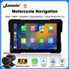 Jansite DVR per moto da 5/7 pollici con Carplay, navigazione GPS, CarPlay wireless, Android Auto, schermo IPX7, monitor portatile per moto