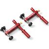 DOERSUPP 2 Pack 19mm/20mm Bench Dog Hole Hold Down morsetti morsetto da tavolo MFT ad azione rapida con cuscinetti protettivi strumento per la lavorazione del legno di ENJOYWOOD - 20mm