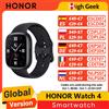 Honor Versione globale HONOR Watch 4 Smart Watch 5ATM Blood Oxygen Monitor BT5.2 GPS Bluetooth 5.2 Fino a 14 giorni di batteria lunga - Black
