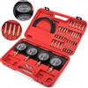SucceBuy Carburatore Sincronizzatore Carb Strumento sincronizzazione Set calibro 4 con tubo in gomma Kit misuratore bilanciatore vuoto per moto