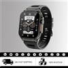 MIGOUFIT Orologio intelligente impermeabile a schermo intero Touch Smartwatch sportivo da 1,96 pollici Chiamata Bluetooth Monitoraggio dell'ossigeno nel sangue della frequenza cardiaca - Arancione