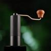 HAVMORE Macinacaffè manuale professionale Aggiornamento corpo interamente in metallo Design antiscivolo Macinacaffè portatile Burr all'interno - black