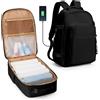 Fewchor Zaino da viaggio zaino da cabina Easyjet 45 x36x2 0 Carry-Ons, zaino per Laptop aeropane15.6 pollici, zaino da lavoro impermeabile da uomo - Blue