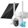 XEGA Telecamera di sicurezza Xega 4G LTE con SIM Card 2K Super HD telecamera di sicurezza Wireless ad energia solare sensore di movimento PIR visione notturna -