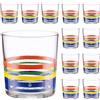 Set di bicchieri 12 pezzi di bicchieri, decorati, 33 cl CASA BENETTON -
