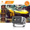 VEVSHAO A12 Proiettore Mini Video LED portatile Android 13.0 WIFI 6 SmartPhone a specchio per 1080P 4K Video Proiettore Home Cinema -