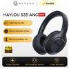 HAYLOU S35 ANC cuffie Bluetooth 5.2 Wireless 42dB cuffie con cancellazione del rumore Over-ear 40mm Driver 60H auricolari Playtime - S35 ANC Dark Blue