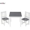 WOLTU 1 Set Tavolo per bambini con 2 sedie Studio in legno Gioco di pittura Tavolo da pranzo Mobili per bambini in età prescolare - as picture show