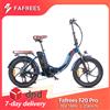 Fafrees F20 Pro Bicicletta elettrica pieghevole 250W 36V 18Ah Batteria al litio 20 pollici MTB Mountain Bike Outdoor Fat E-bike per adulti - Blue
