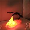 SHENZHITECH Luci del drago del fuoco stampate in 3D, lampada da tavolo ricaricabile USB a LED per regali per bambini E-sport Murder Mystery Game Camping Gaming Deco