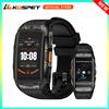 kospet 2025 KOSPET TANK X2 Ultra GPS Smart Watch per uomo Schermo curvo 3D Corpo in acciaio inossidabile Bussola Altimetro Smartwatch impermeabile - Black