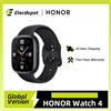 Honor Versione globale HONOR Watch 4 Smart Watch 5ATM Monitor dell'ossigeno nel sangue BT5.2 GPS Bluetooth 5.2 batteria lunga fino a 14 giorni - 32MB+4GB Black