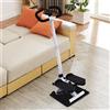 Stepper twist per esercizi domestici a basso impatto Stepper per allenamento completo del corpo Stepper opzionale con fasce di resistenza o manubrio - Black
