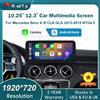 Road Top Schermo multimediale wireless CarPlay Android Auto da 12,3' per Mercedes-Benz A W176 B W246 CLA GLA Classe dal 2013 al 2015 - 10.25 A CLA GLA