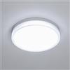 DELIPOP Plafoniera moderna a LED 16W, 6500K 1800 lm Lampada da soffitto a LED, Plafoniera linea semplice da 40 cm per camera da letto, cucina, balcone