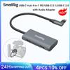 smallrig Hub USB-C SmallRig 4 in 1 PD/USB-C 3.1/USB-C 2.0 con adattatore audio, per riprese mobili di video ProRes a 4K 60fps -4598