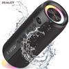 ZEALOT-S51Pro Altoparlante Bluetooth Esterno IPX6 Impermeabile 40W BT5.2 Altoparlante Stereo Surround con Luce EQ Cool Pulsing - Black