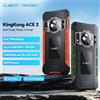 Cubot [Nuovo arrivo] Cubot KingKong ACE 2 Smartphone ultrasottile e robusto Android 14, 16 GB di RAM (6 GB + 10 GB estesi), 128 GB di ROM, schermo da 6,56 pollici a 90 Hz, doppio schermo, fotocamera da 48 - Green