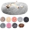 Letto rotondo per cani Letto invernale caldo per gatti Cestino in peluche per cani Letto per animali lavabile per cani di taglia piccola, media e grande Divano per gatti