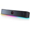 Redragon GS560 Adiemus RGB USB Soundbar da tavolo, altoparlante per computer a 2.0 canali con barra di illuminazione dinamica Sincronizzazione/display audio-luce