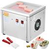 SucceBuy Macchina per gelato arrotolato in acciaio inossidabile con compressore per preparare il yogurt gelato ghiacciato -