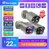 Techage 4MP 5MP 4K POE Telecamera AI Smart Audio bidirezionale Rilevazione facciale esterna CCTV Video sorveglianza Telecamera IP AI per sistema NVR -