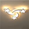 DELIPOP Lampada da soffitto per bambini, lampada da soffitto a LED a stella da 30 W, lampada da soffitto a LED dimmerabile 3000K-6000K con telecomando per camera da letto -
