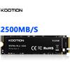 KOOTION Nvme M2 SSD 512GB 1TB 2TB M.2 SSD Nvme 2280 PCIe 3.0x4 Disco a stato solido Disco rigido interno per laptop Desktop Notebook