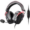 REDRAGON Cuffie da gioco cablate Redragon H312, audio surround 7.1, driver da 50 mm, microfono con cancellazione del rumore, cuffie over-ear - Black