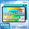 Teclast Tablet Teclast P30 10,1" Android 14, Max 12GB RAM (4GB+8GB Espansione), 128GB ROM, UNISOC T606 Octa-Core, 6000mAh, Doppia Fotocamera, Sblocco Facciale, Jack 3,5mm, Supporto MicroSD 1TB - Tablet