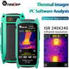 TOOLTOP ET14C Termocamera da 2,8 pollici 25Hz Termocamera domestica ISR240x240 Termografia con supporto Rilevamento guasti elettrici
