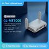 GL iNet GL.iNet GL-MT3000 (Beryl AX) Router Gigabit da viaggio wireless Wi-Fi 6, collega Wi-Fi pubblico e hotel, portale cautivo, sicurezza informatica
