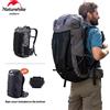 Naturehike Zaino da uomo Naturehike Zaino da arrampicata da 40 litri Borsa a tracolla da viaggio Zaino da trekking da pesca Zaino da campeggio con coperchio - Black - 40L