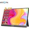 ARZOPA Monitor portatile da 16 pollici 2K Schermo IPS 16:10 con mini hdmi di tipo c Secondo display per MAC/Laptop/PC/Xbox/PS4/5/Switch, Z1RC - 16 Z1RC 2.5K