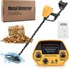 Metal Detector, rilevatore di oro poco profondo con bobina impermeabile da 20 cm, alta sensibilità, snello, per bambini, adulti, principianti - Black