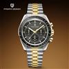 PAGANI DESIGN PD1701 Orologi da uomo di lusso in oro Orologi da polso al quarzo Cronografo VK63 Orologio da uomo AR Orologio con specchio in zaffiro Regali - J black