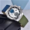 PAGANI DESIGN 2025 Nuovi orologi da uomo RollsTimi Orologio al quarzo di lusso per uomo Cronografo Sport all'aria aperta Specchio zaffiro Impermeabile BGW9 Luminoso - Gray