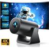 Wimius L1 Mini Proiettore 1080P Supporto 300 ANSI Android 11 Wifi Proiettore Bluetooth Auto Keystone Proiettore domestico portatile - WIMIUS L1