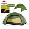 Naturehike Tenda da campeggio Naturehike Cloud Peak 1-2 persone Tenda impermeabile portatile ultraleggera 15D/20D Viaggi all'aperto Escursionismo Tende 4 stagioni - 20D Green T-Zipper