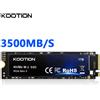 KOOTION X15 Nvme M2 SSD 256GB 512GB 1TB 2TB SSD Nvme PCIe 3.0x4 M.2 2280 Disco rigido Unità a stato solido interna per laptop desktop -