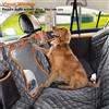 Coprisedile per auto universale impermeabile per cani per sedile posteriore Coprisedile per auto per animali domestici con finestra in rete Ispessimento a doppio strato Anti-sporco - Black