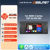 OSSURET 8 + 128G Android 14 Autoradio Lettore Video Multimediale per BMW 5 E39 E53 X5 1995-2001 2002 2003 2004 2005 2006 Navigazione GPS 2 Din
